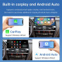 Road Top CarPlay Autoradio,12.3 Pouces Ultra-Fin Carplay Écran Tactile de Voiture pour BMW X3 X4 Série F25/F26 avec NBT système 