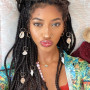 PLIGREAT 60 Pcs Ornements de Cheveux Tresses Coquillage Conque Dreadlock Anneaux Pendentifs Eté Plage Style Tressé Cheveux Tress
