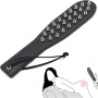 PIIKNUO Spanking Paddle Sex SM Cuir Érotique Fouet BDSM Cuir Spike Paddle Fouet Érotique Fouet Flirt Fétiche Flogger avec Rivets