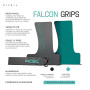 PICSIL | Falcon Grips | Adhèrent à toutes les surfaces et types de barres | Utilisation avec du magnésium | Matériau en fibre de