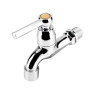 Robinet Mural pour Lavabo et Cuisine - Simple Poignée, Eau Froide - Pratique pour Lave-vaisselle, Lave-linge et Salle de Bain