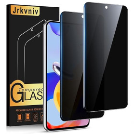 Jrkvniv Verre Trempé pour Xiaomi Redmi Note 11 Pro 4G/5G Anti Espion,Anti Spy Dureté 9H Vitre Film Protection écran Anti-Rayures