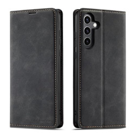 QLTYPRI Etui pour Samsung Galaxy A35 5G, Housse en Cuir Premium PU Portefeuille Conque, [Fentes pour Cartes] [Fermoir Magnétique