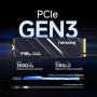 fanxiang SSD 512Go - SSD Interne NVMe M.2 2280 PCIe Gen3 x 4 - Disque Dur Jusqu'à 3000Mo/s - Compatible avec Ordinateur Portable