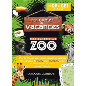 Mon cahier de vacances UNE SAISON AU ZOO CP-CE1