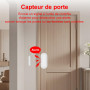 RenseCum Alarme Maison sans Fil WiFi 4G sans Abonnement, Kit Alarme Maison Connectée 24 Pièces avec Écran Tactile 4,3", Sirène 1