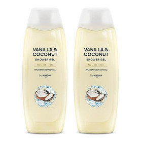 by Amazon Gel Douche Vanille et Noix de Coco, 2 x 500ml