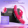 Rabbit Vibromasseurs Feminin, Sextoyse Femme Clitoridienne 12 Modes de Vibration, Tige Épaisse en Silicone Gode Vibro-masseur Se
