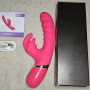 Rabbit Vibromasseurs Feminin, Sextoyse Femme Clitoridienne 12 Modes de Vibration, Tige Épaisse en Silicone Gode Vibro-masseur Se