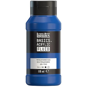 Liquitex 8870398 Basics Fluid - Peinture acrylique à consistance fluide, à séchage rapide, résistante à la lumière, imperméable,