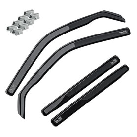 MOTOS Deflecteur vitre voiture pour MAZDA BT–50 2006-2011 Déflecteurs d'air élégants avec installation facile, Réduction du brui