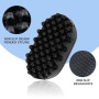 Brosse à cheveux, brosse cheveux bouclés, brosse à cheveux en caoutchouc, eponge cheveux afro, pinceau lavable afro Hair pour le