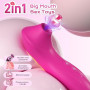 Vibromasseurs Feminin Clitoridien va et vient Sex Toys, Sexes Toye Femmes 10 Sucer Modes Vibromasseur Silencieux Sextoy, Charge