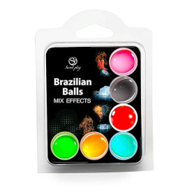 Set 6 Brazilian Balls Mix Effect