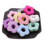 JOOTUEPO Lot de 2 mini moules en silicone avec fleurs creuses en époxy pour colliers, boucles d'oreilles, bijoux en résine, port