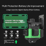 Niveau Laser 360 Autonivelant, Lazer Niveaux Vert 4 x 360°, Niveau laser 4D 16 lignes Auto-nivelant, Laser Chantier, IP54 Waterp