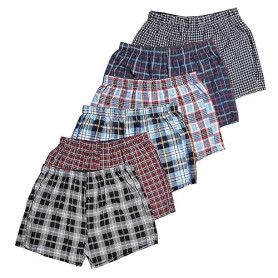 Bonjour Lot de 6 boxers tissés pour homme