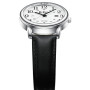 HANPOSH Montre Homme Bracelets en Cuir avec Grand Cadran numérique, faciles à Lire, Montres à Quartz étanches Montres pour Homme