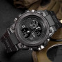 findtime Montre Militaire Tactique de Sport pour Homme Chronomètre à Grand Cadran, Alarme, Double Affichage de l'heure, rétroécl