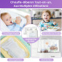 Chauffe Biberon, Chauffe Lait Maternel 10 En 1, Chauffage Rapide Au Bain-Marie Pour Le Lait Maternel Et Les Aliments, Fonction M