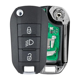 INOKEY Clé Peugeot 208 2008 308 Partner Citroën C3 C4 Berlingo Opel Corsa Mokka Grandland X Toyota ProAce City (2016-2025) - Puc