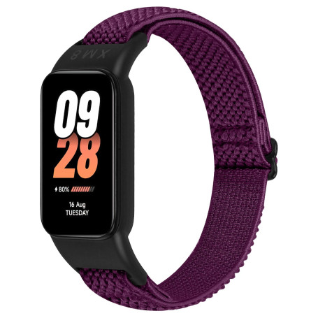 Dafean Bracelets Compatible avec Xiaomi Smart Band 8 Active/Xiaomi Redmi Smart Band 2, Réglable Nylon Élastique Bracelet de Remp