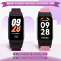 Dafean Bracelets Compatible avec Xiaomi Smart Band 8 Active/Xiaomi Redmi Smart Band 2, Réglable Nylon Élastique Bracelet de Remp