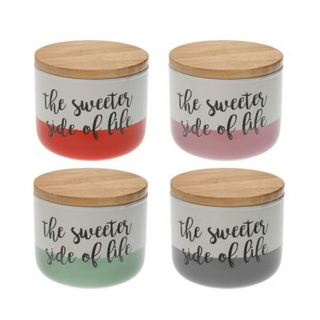 Boîte Versa The Sweetes Side Of Life Pliable Porcelaine Bois (10 x 8,2 x 10 cm) 19,99 €