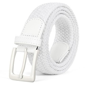 JASGOOD Ceinture Elastique Tressée Homme Unisexe Ajustable, Ceinture Elastique Homme et Femme, Confort et Flexibilité, 4 Tailles