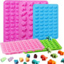 Moule Silicone Bonbon, 5 Pcs Mini Moules à Bonbons Gommeux, Moule En GeléE Plateaux, Moules En Silicone De Qualité Alimentaire A