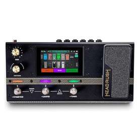 HeadRush Flex Prime Pédale de Modélisation et Multi-Effets pour Guitare et Basse, avec Écran Tactile, Boucleur, Wi-Fi, Chargeur