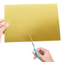 Belle Vous Papier Cartonné Doré A4 (Lot de 60) - 29,7 x 21 cm - Papier Metalisé/Carton Dore de 250 g/m² pour Invitations de Mari