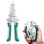 YUPZAR 1 Pièce 26 en 1 Pliable Denudeur Cable Electrique, Pince Coupante Electricien Precision, Outils Electricien Multifonction