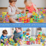 Vautvis Construction Magnetique Enfant, 61 Pièces Bloc de Construction Magnétique, Jeu de Aimantés, Jeu de Construction Magnétiq