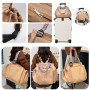 YongXinMY Sac de rangement de voyage multifonction pour femme – Sac à dos convertible à bandoulière Sac fourre-tout de grande ca