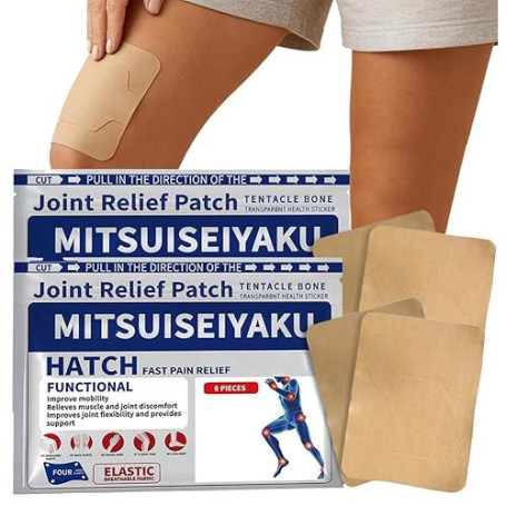 Lot de 12 patchs articulaires – Patchs pour genoux pour soulagement de la douleur, patchs de confort pour épaules et articulatio