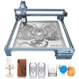 SCULPFUN S9 Graveur laser, 90W effet découpeuse gravure laser sur métal, gravure et découpe rapides en Bois, mise au point fixe