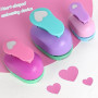 Rayong Stanzer 3 Pcs Perforatrice Coeur Machine de Perforation Papier Perforatrice Kit de Poinçonnage Motif Découpé pour Bricola