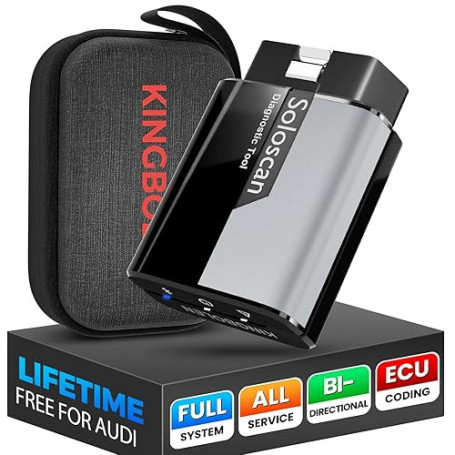 KINGBOLEN Soloscan Valise Diagnostic Auto OBD2 Scanner pour VW/Audi/Skoda/Seat/Bentley/Bugatti/Lamborghini, Lecteur de Code d'er