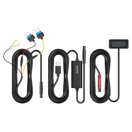 DDPAI OBD Hardwire Kit für Dashcam, Kompatibel mit Z90 Master Z90 Pro Z50 Pro Z60 Z60 Pro N5 Dual, Ermöglicht 24-Stunden-Parkübe