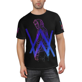 Alan DJ T-Shirt Music Shirt Homme à Manches Courtes – Tee-Shirt Graphique Musique Électro – Haut Décontracté pour Fans de Street