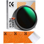 K&F CONCEPT Filtre 62mm ND2-32 Variable et Polarisant CPL et Black-Mist 1/4 3 en 1 pour Objectif Appareil Photo