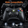 Gezimetie 2 Pack Manette Xbox PC Joystick, Xbox 360 de Connection USB - Double Vibration - Idéal pour Vos Sessions de Jeux sur P