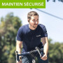 Avantree C171 - Écouteurs USB C Filaires à Micro, pour Sport et Course, avec Crochets, Intra Auriculaires et Contrôle Volume, Co