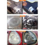 MILIWAN Kit Rénovation Phares Voiture - Renovateur Phare Voiture avec Coupe d'atomisation, papiers abrasifs pour Les phares oxyd