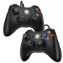 Diswoe 2 Pack Manette pour Xbox 360, 2 Pack Manette PC, Joystick Manette de Jeu pour Xbox 360/ Slim/PC Windows 7/8/10/11/XP, Gam