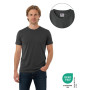 ALPIDEX T-Shirts Hommes Noir Unis à Col Rond Lot de 5, Taille S M L XL XXL 3XL 4XL 5XL