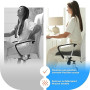 Coussin Rehausseur Ergonomique pour Chaise, Bureau et Voiture – Coussin d’Assise Confortable 13cm Épais pour Adulte – Idéal comm
