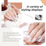 TOMICCA Vernis Semi Permanent, Blanc Laiteux Vernis Gel UV Semi Permanent, Soak Off Vernis Gel UV LED Gel Cadeau Pour Salon de M