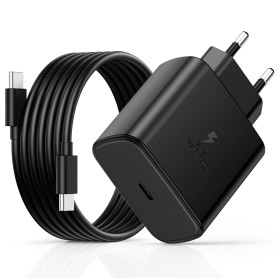 45W USB C Charger Fast Charging with Type C Cables 2M, for Samsung Galaxy S25/S24/S23/S22/S21 Ultra/S20/S20+/Note 20/10/9/A73/A5